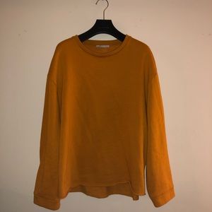 🧡 💛 Cute Mustard Crewneck from Zara 💛 🧡